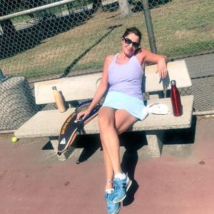 tennis in direct sunlight