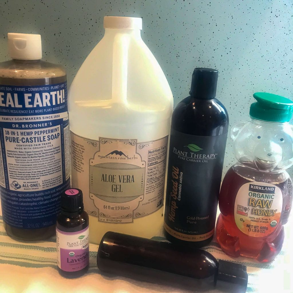 aloe vera face wash ingredients