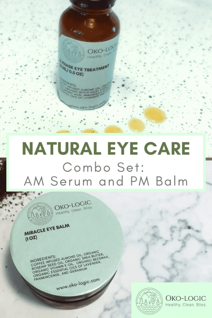 pin for natural eye care set serum and balm