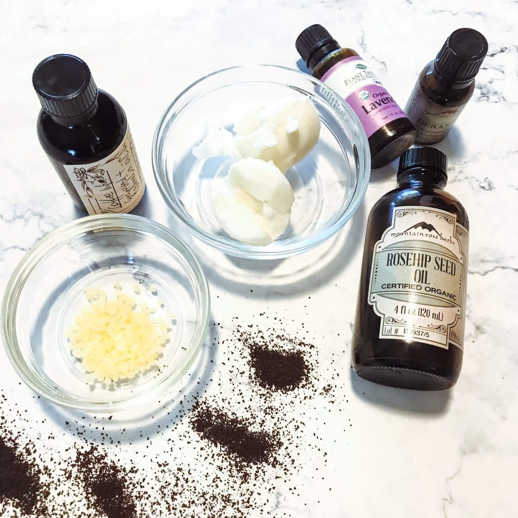 ingredients for the best natural eye balm