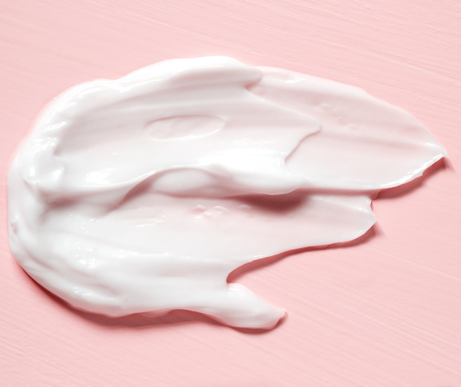 moisturizer on pink background