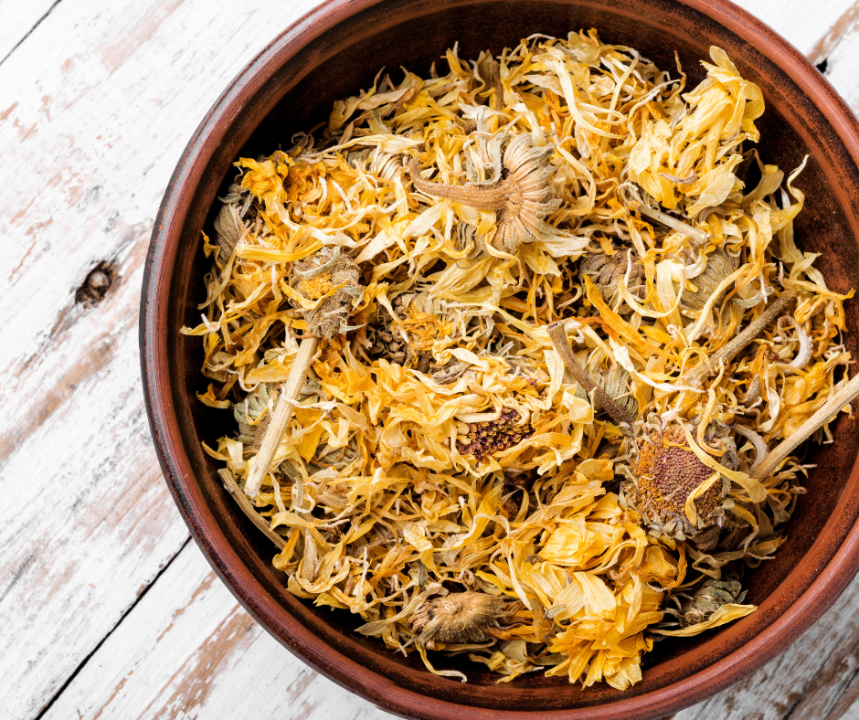 dried calendula flowers